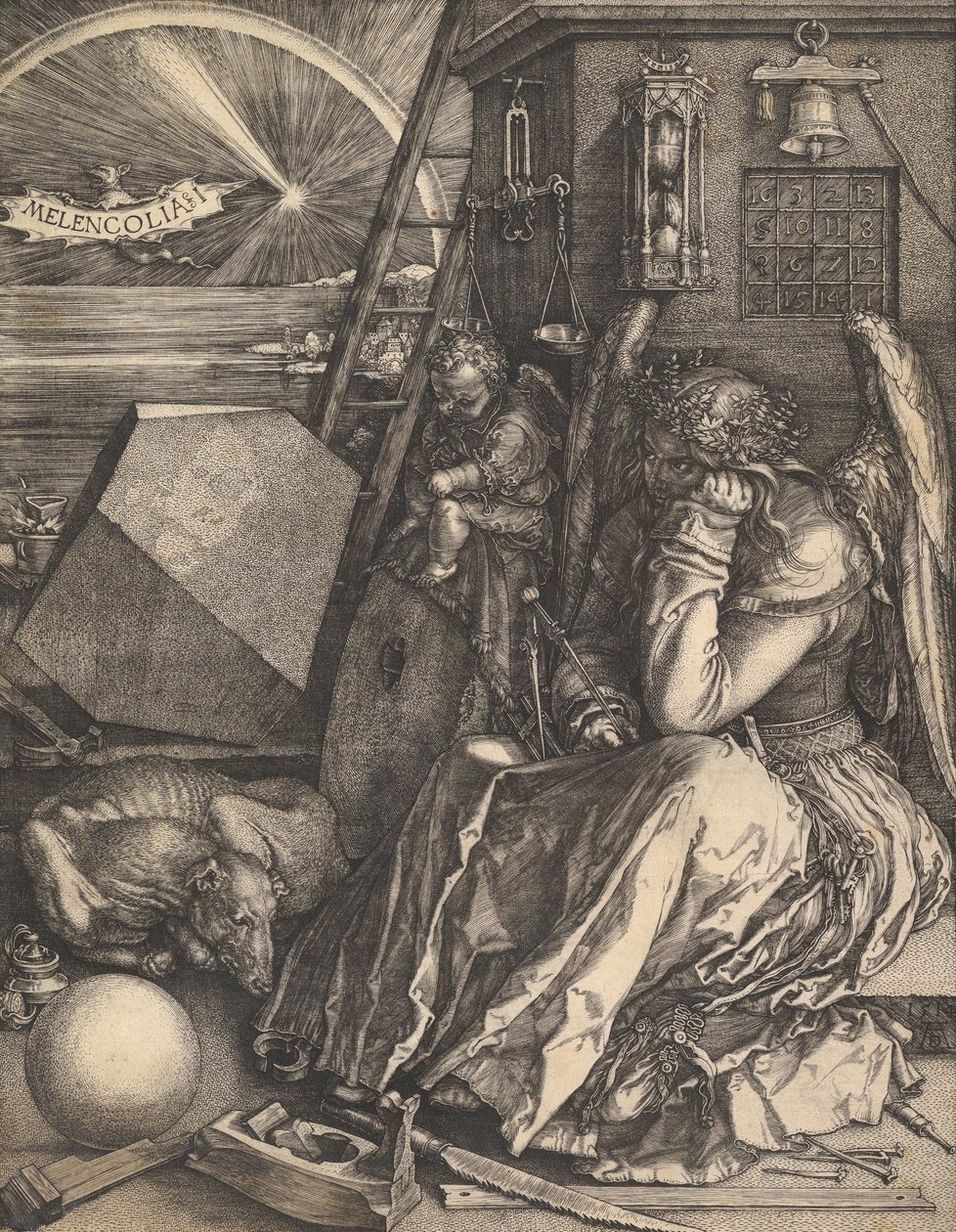 Melancolía I de Albrecht Dürer