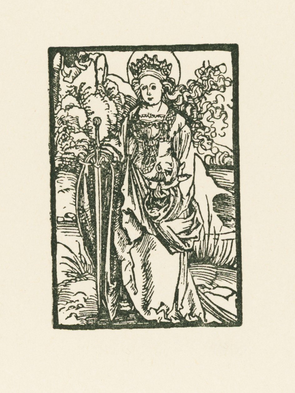 Santa Catalina de Albrecht Dürer or Duerer