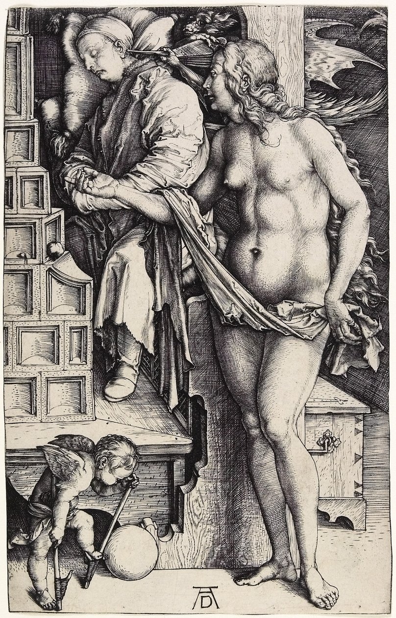 El sueño, c.1500 de Albrecht Dürer