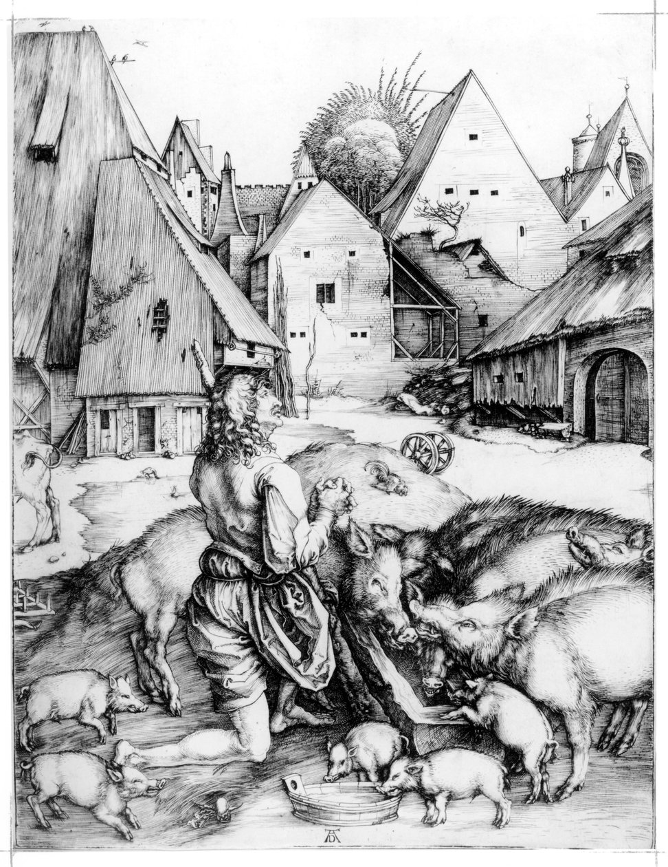 El hijo pródigo de Albrecht Dürer
