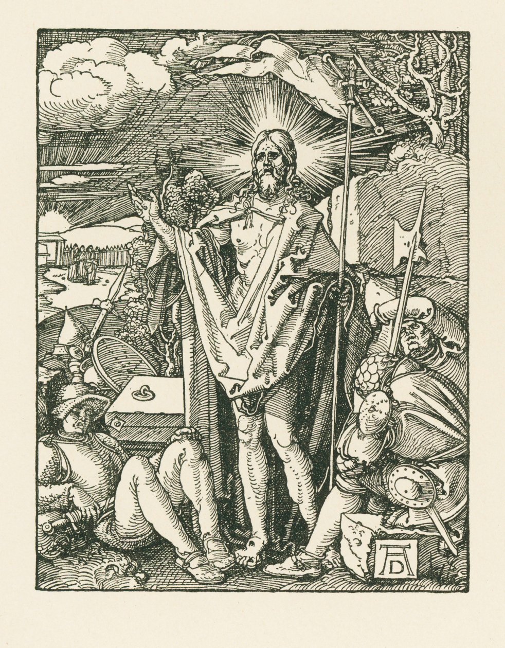 La Resurrección, c.1510 (xilografía) de Albrecht Dürer or Duerer