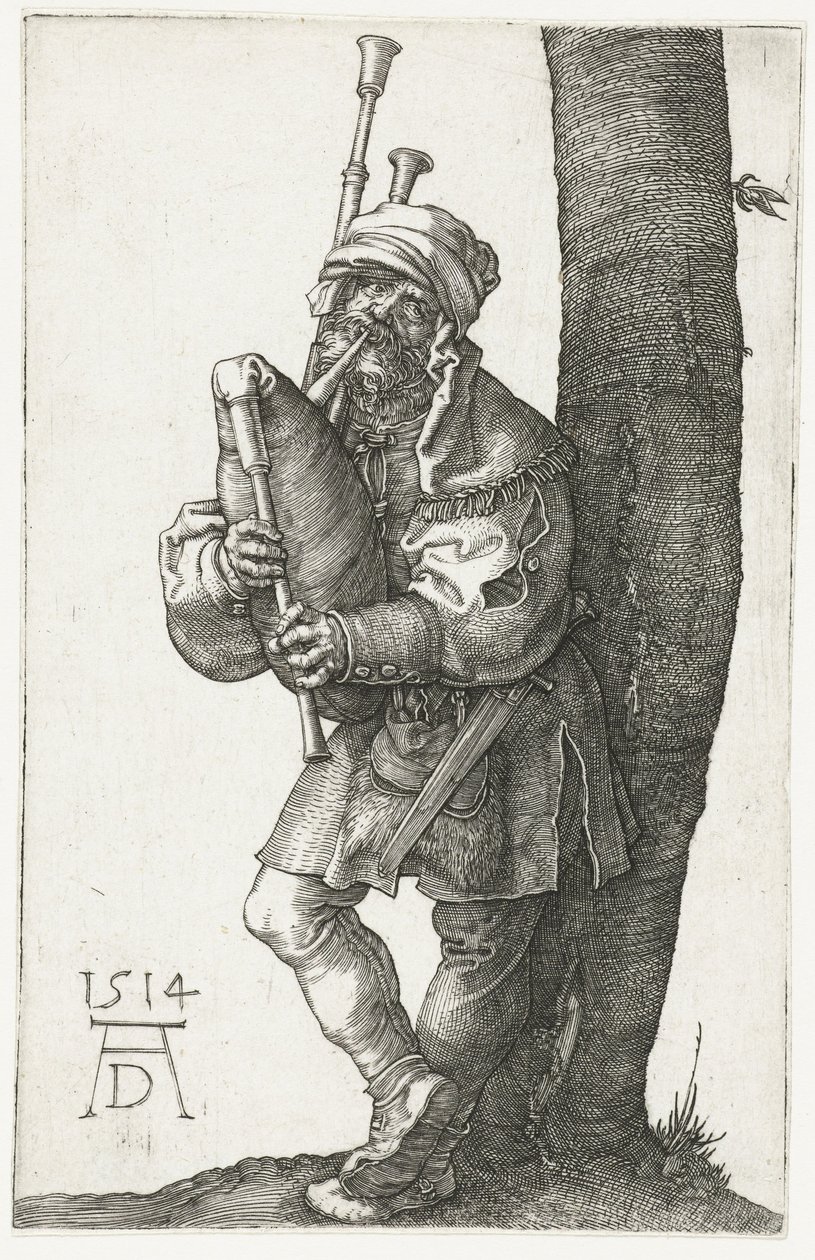 El gaitero de Albrecht Dürer or Duerer