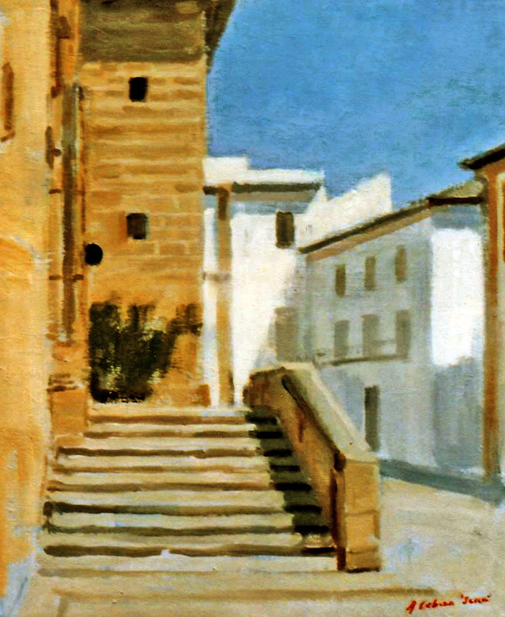 Plaza de la Iglesia de Jávea de Alejandro Cabeza