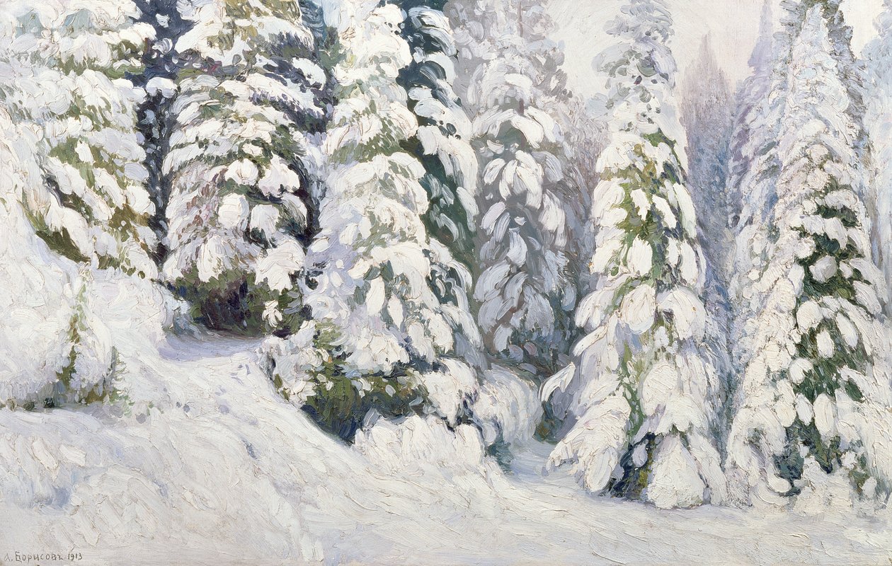 Cuento de invierno, 1913 de Aleksandr Alekseevich Borisov