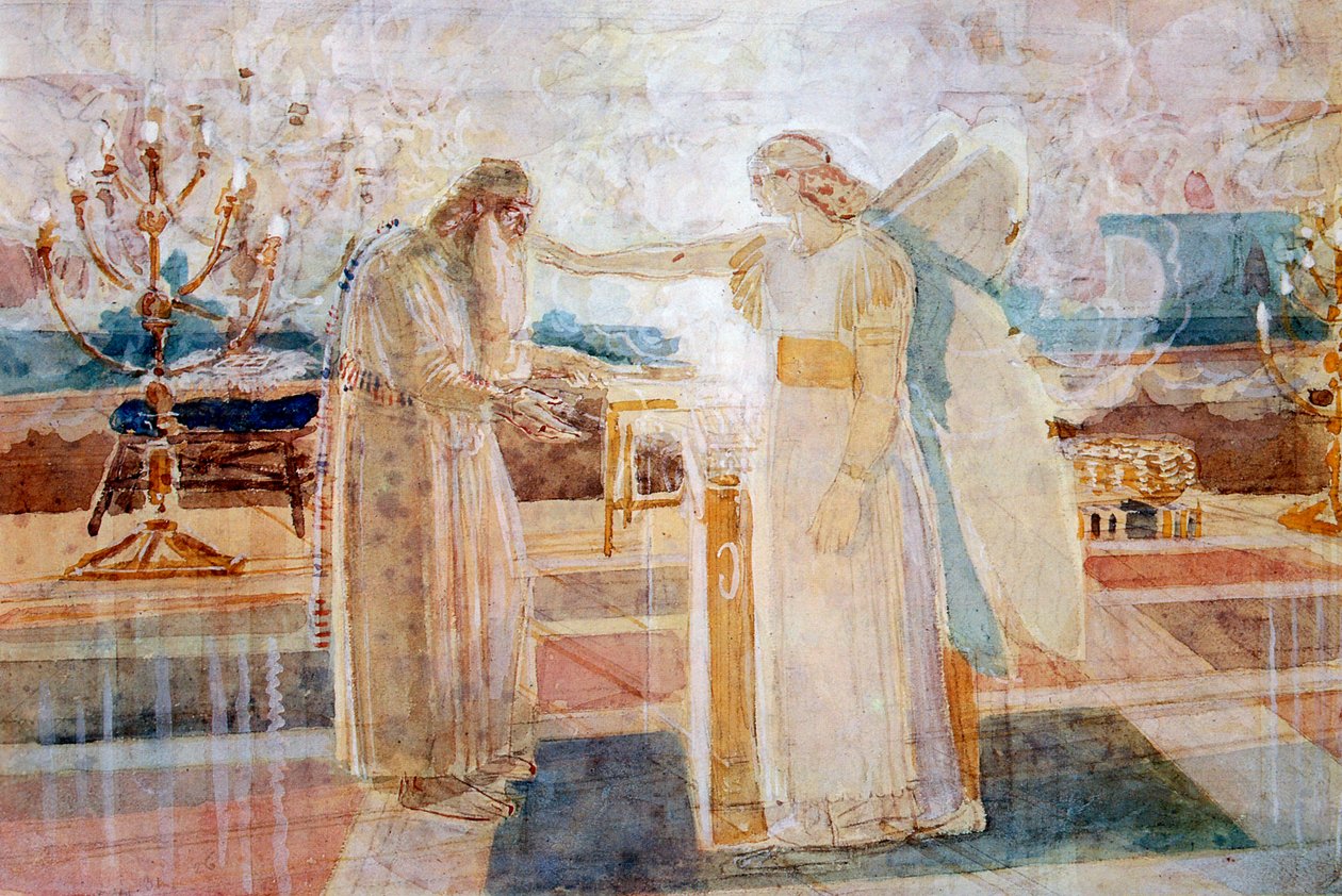 Arcángel Gabriel, c. 1826-1858 de Aleksandr Ivanov
