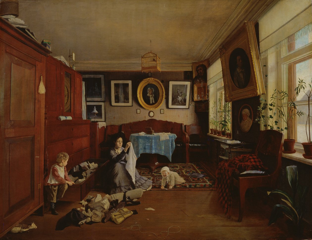 Interior, 1879 de Aleksei Alekseevich Bobrov
