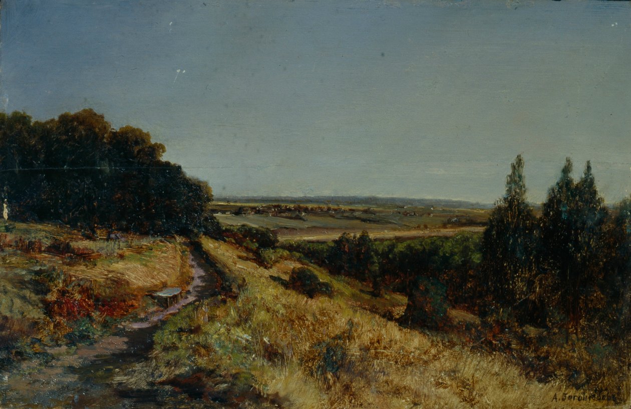 Finca de Alexander Radishchev en Ablyazovo, 1860s de Aleksei Petrovich Bogolyubov