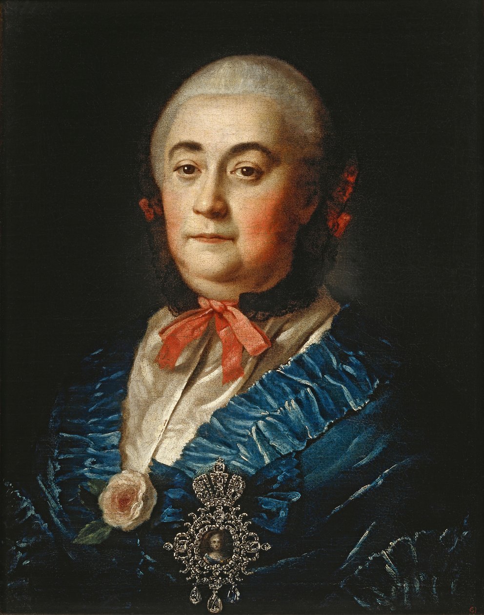 Ruso: "Retrato de A.M.Izmailova" Retrato de A.M.Izmailova de Aleksey Antropov