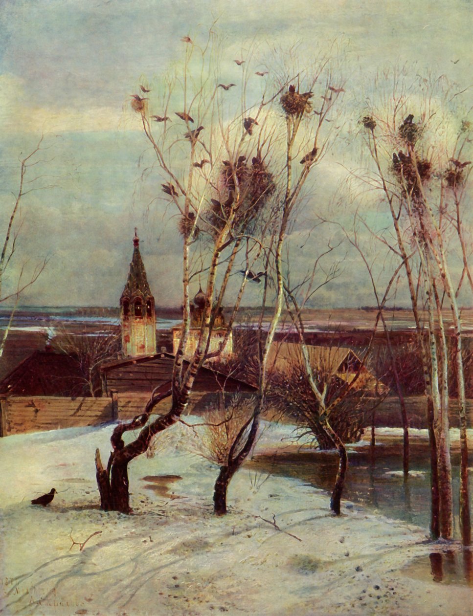Los cuervos han llegado, 1871, 1965 de Aleksey Savrasov