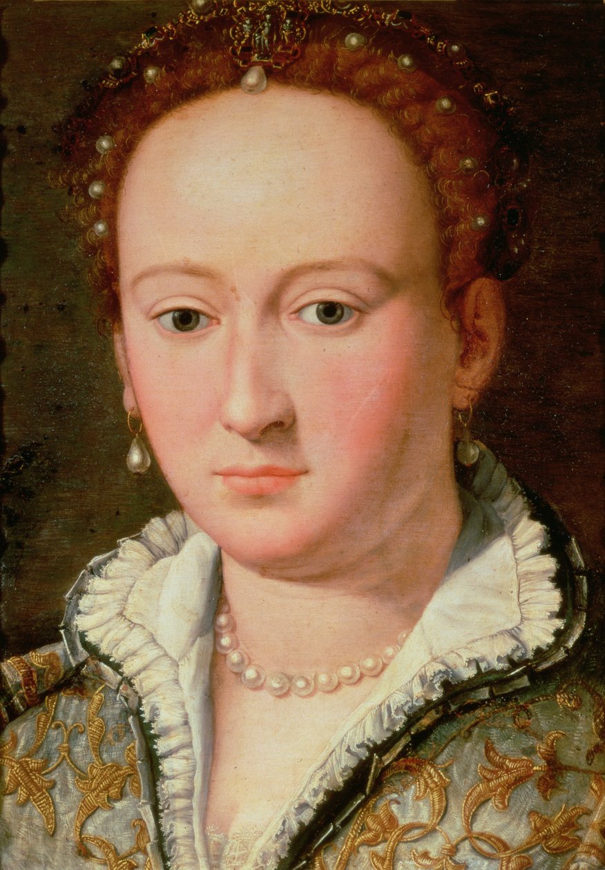 Retrato de Bianca Cappello, c.1580 de Alessandro Allori