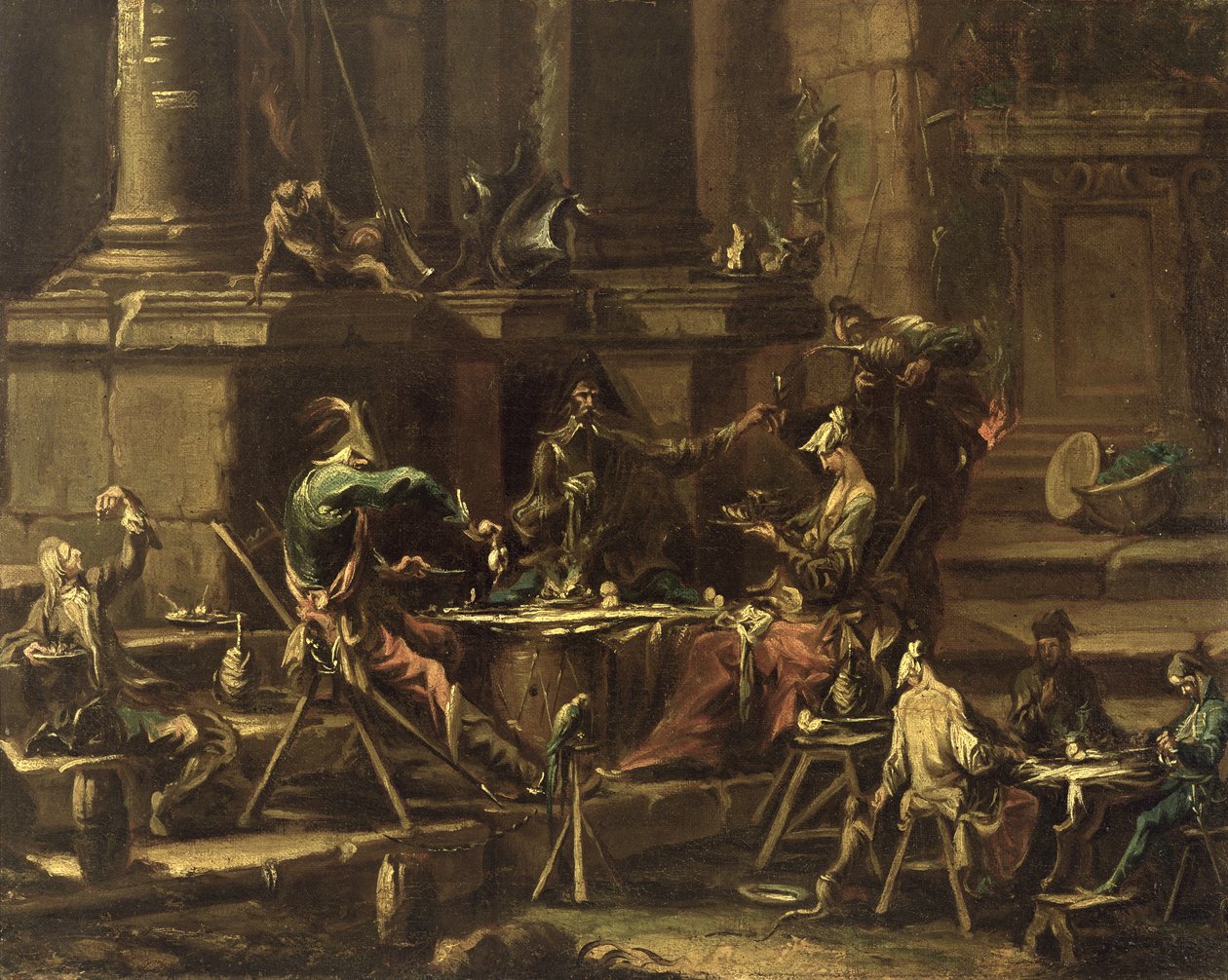 Banquete gitano de Alessandro Magnasco