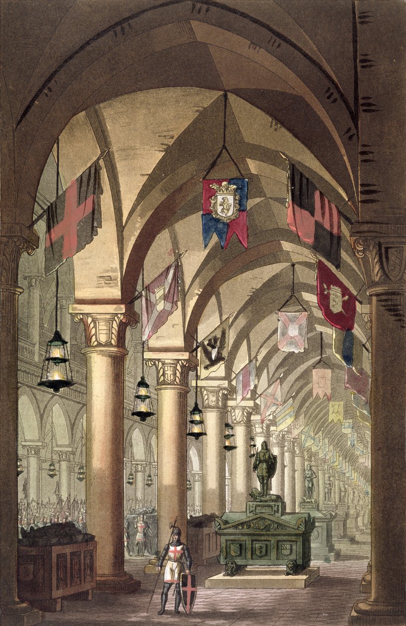 Tumbas de los Caballeros Templarios, c.1820-39 de Alessandro Sanquirico