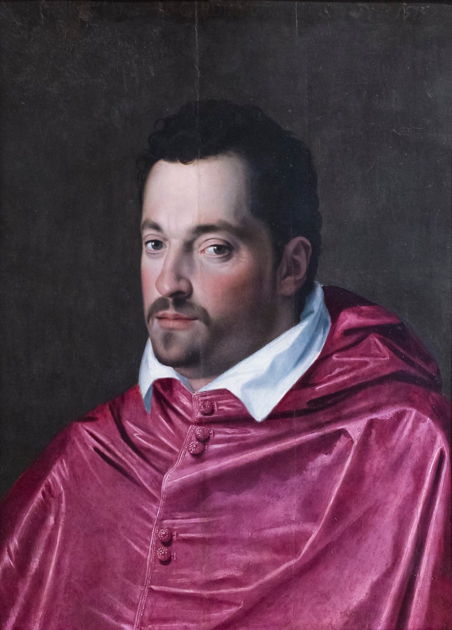 Retrato del cardenal Ferdinando Medici de Alessandro Allori