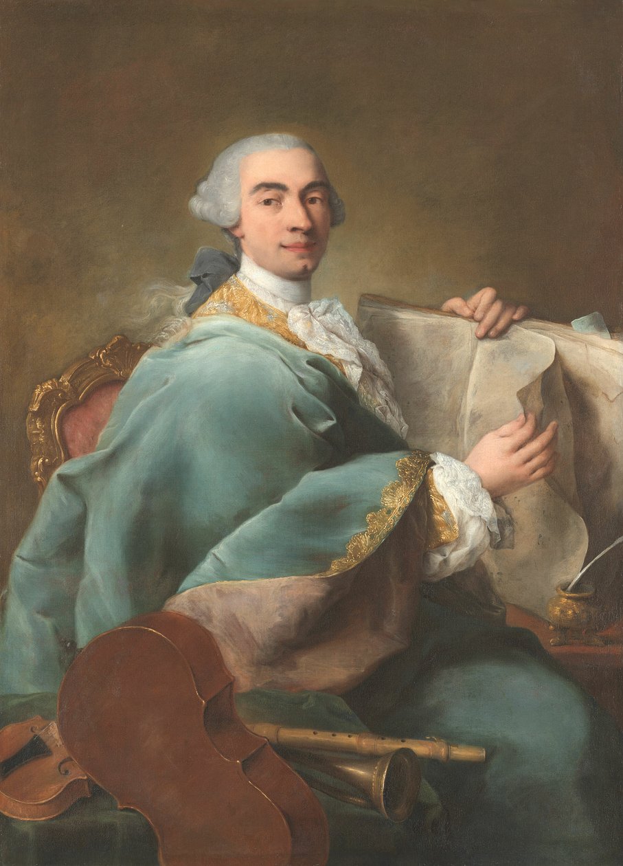 Retrato de un músico de Alessandro Longhi