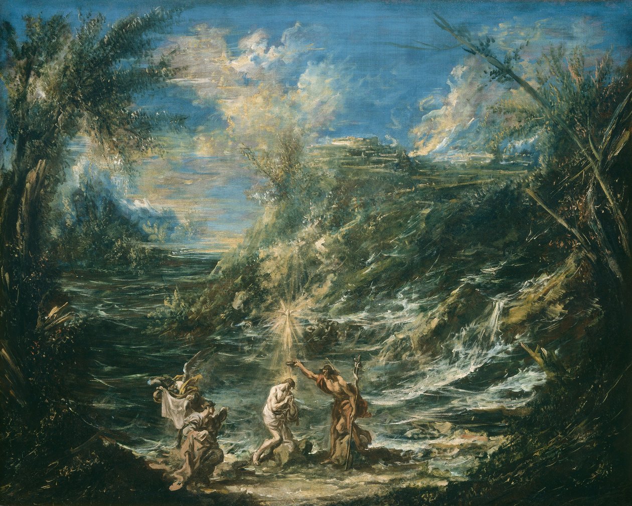 El bautismo de Cristo de Alessandro Magnasco