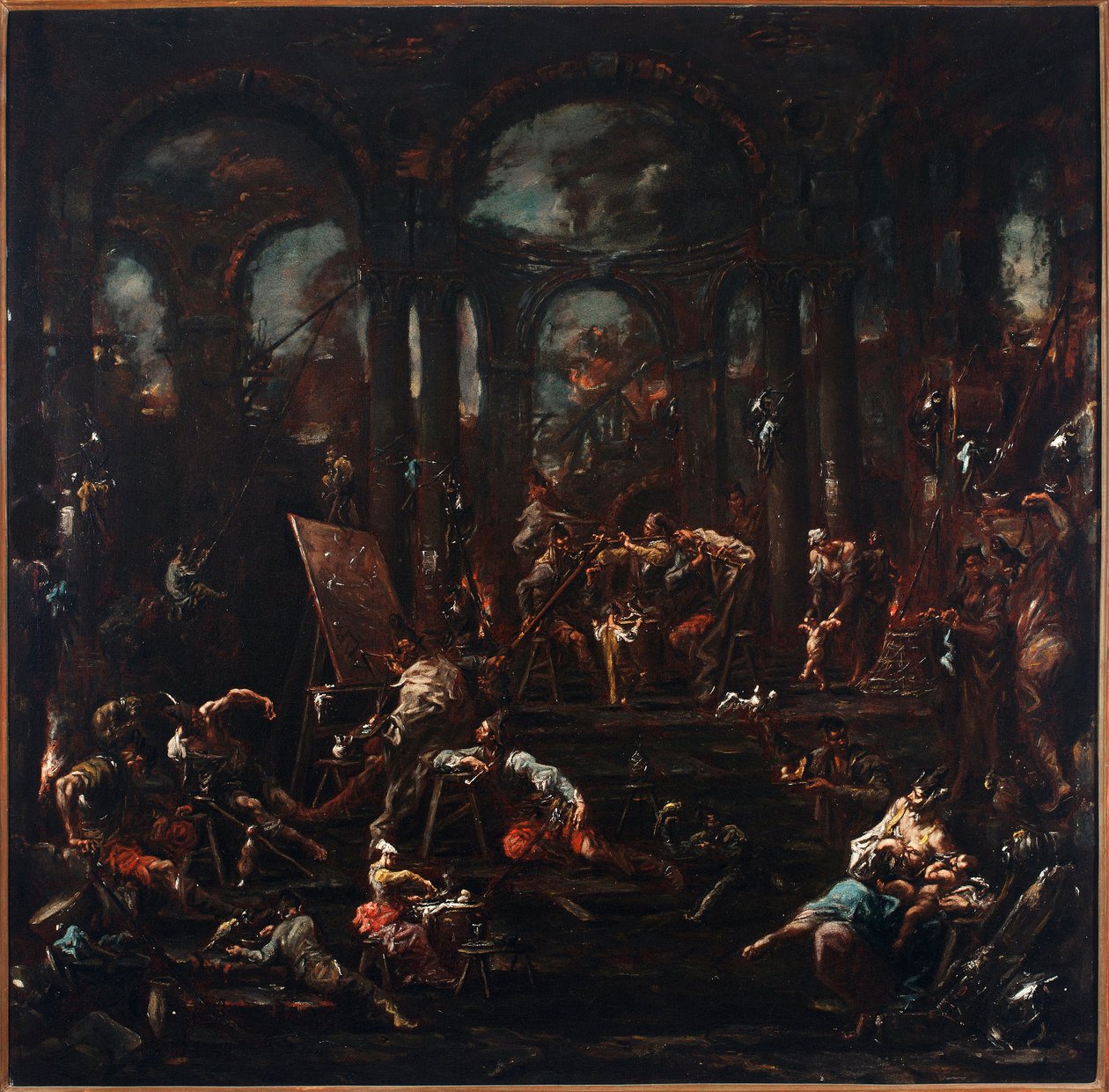 El pintor mendigo de Alessandro Magnasco