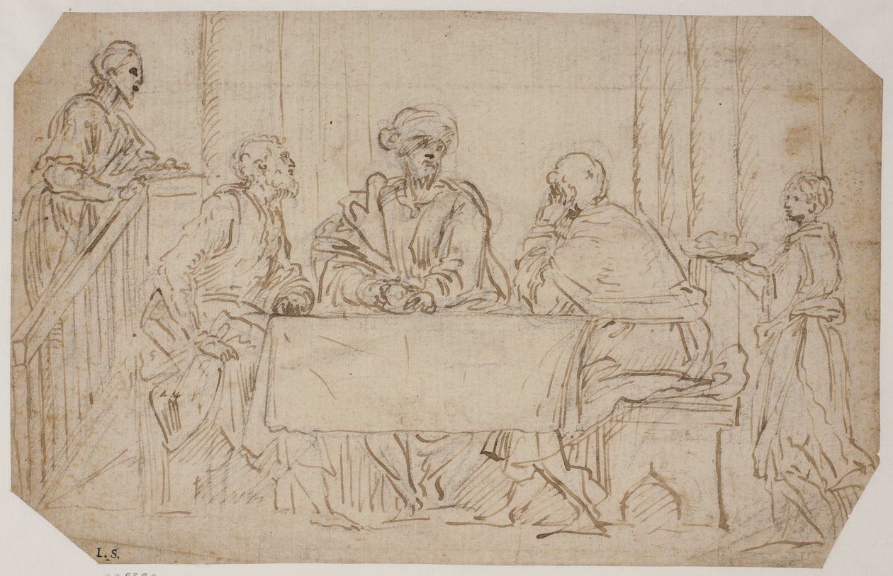 La cena en Emaús de Alessandro Moretto