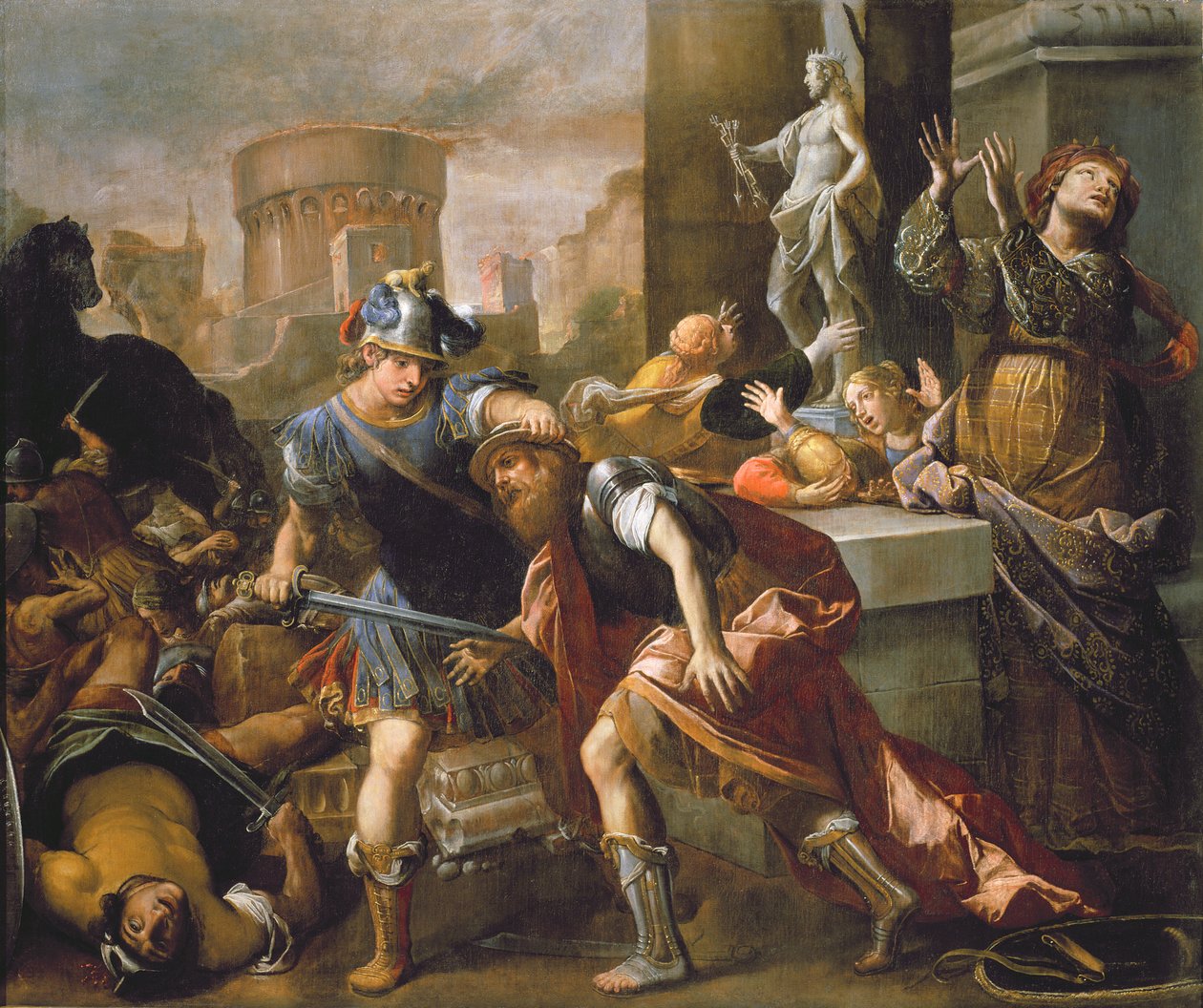 El incendio de Troya de Alessandro Tiarini