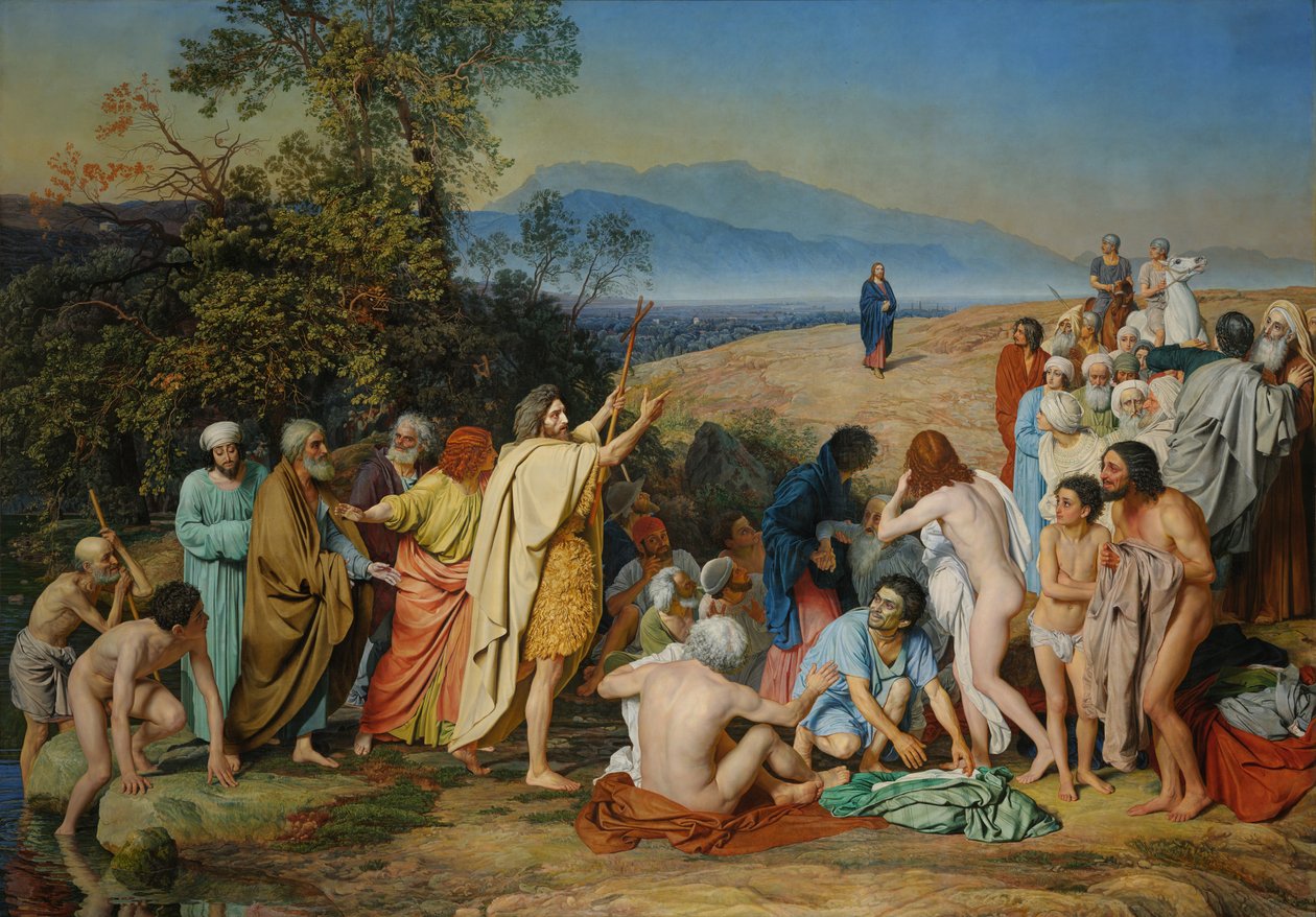 Aparición de Cristo al pueblo (Aparición del Mesías) de Alexander Andreyevich Ivanov