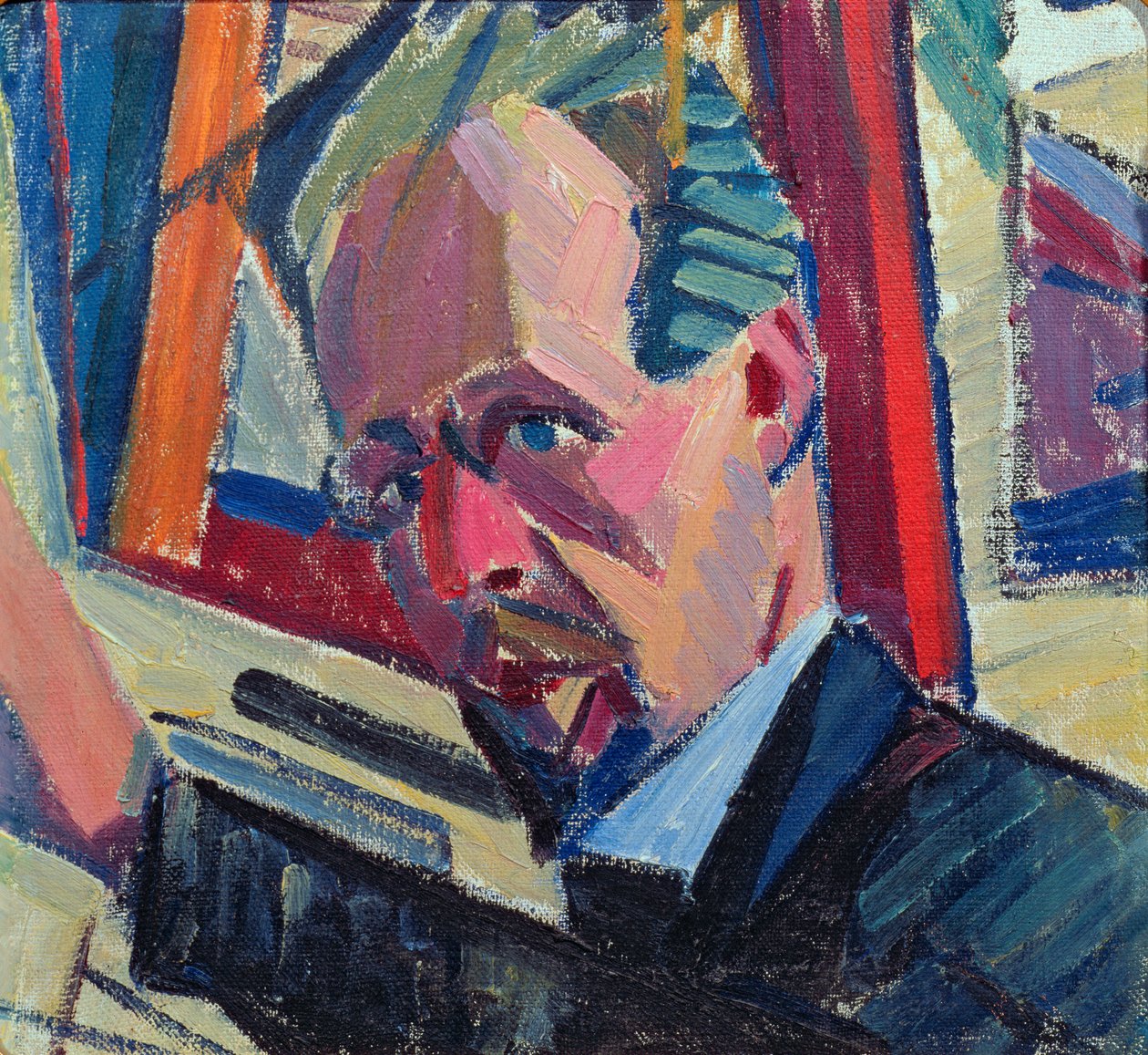 Autorretrato, 1913 de Alexander Bogomazov