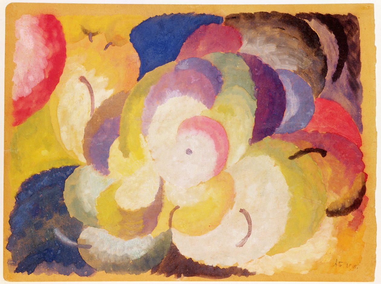 Naturaleza muerta con manzanas, 1915 de Alexander Bogomazov