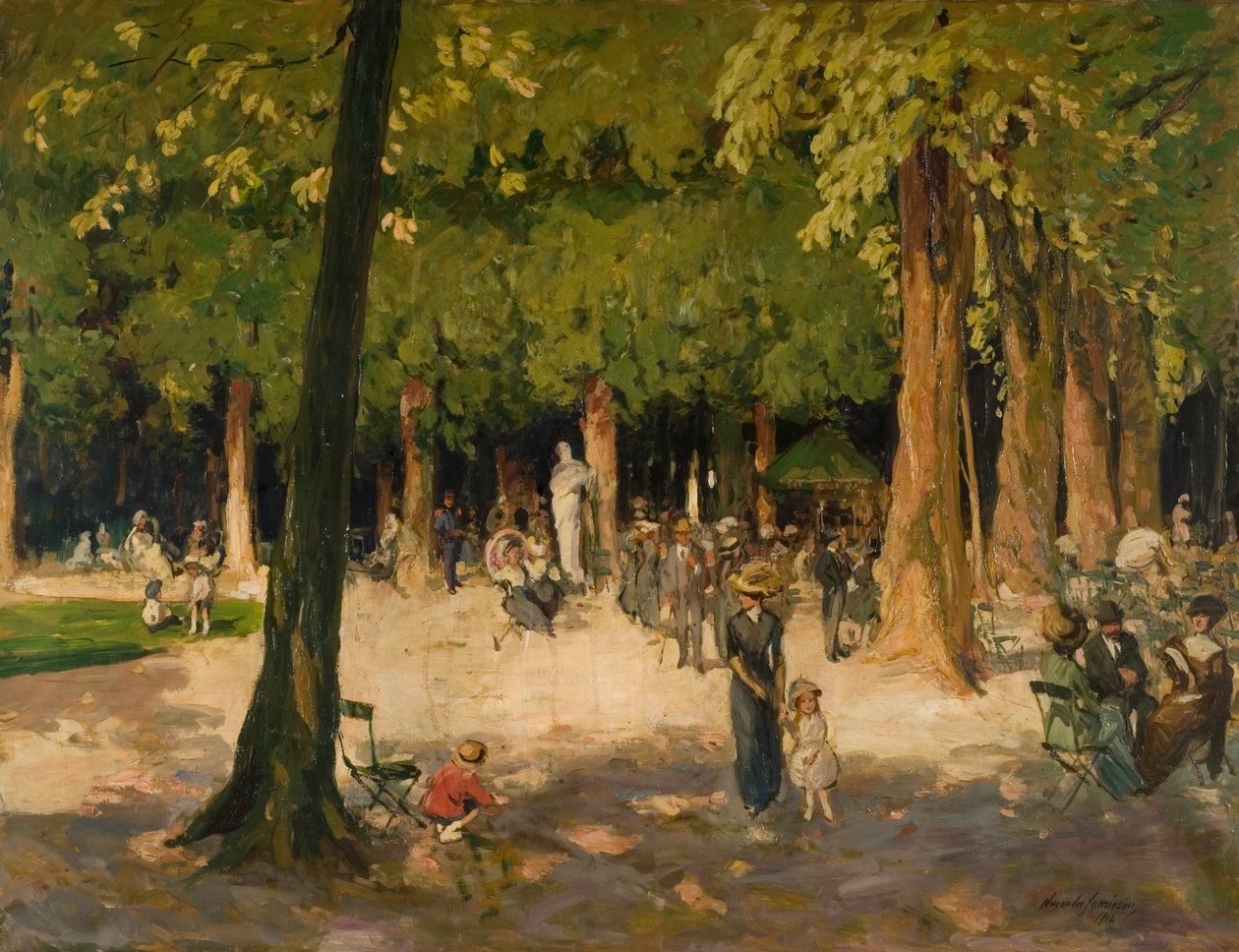 Los Jardines, Versalles, 1922 de Alexander Jamieson