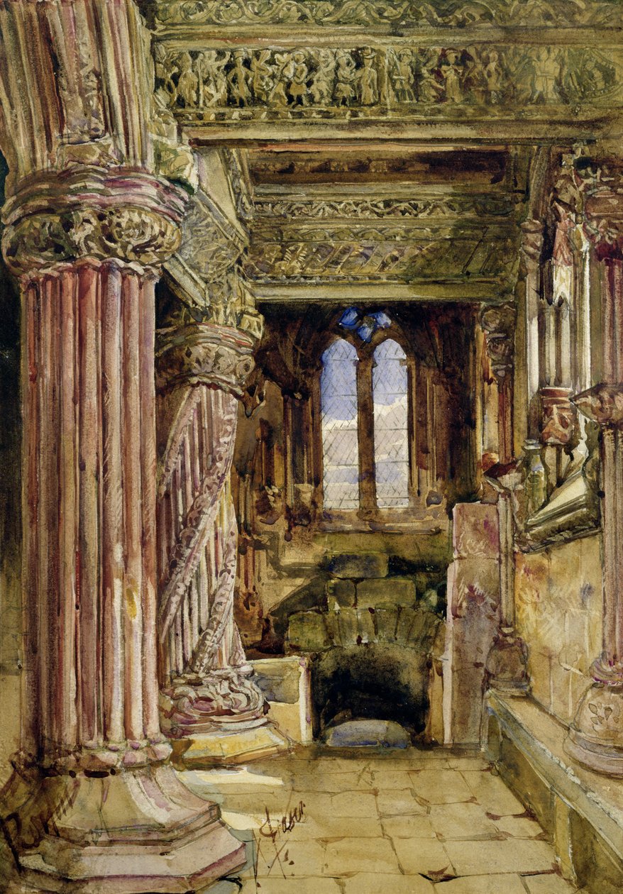 Capilla de Rosslyn, Escocia de Alexander Jnr. Fraser