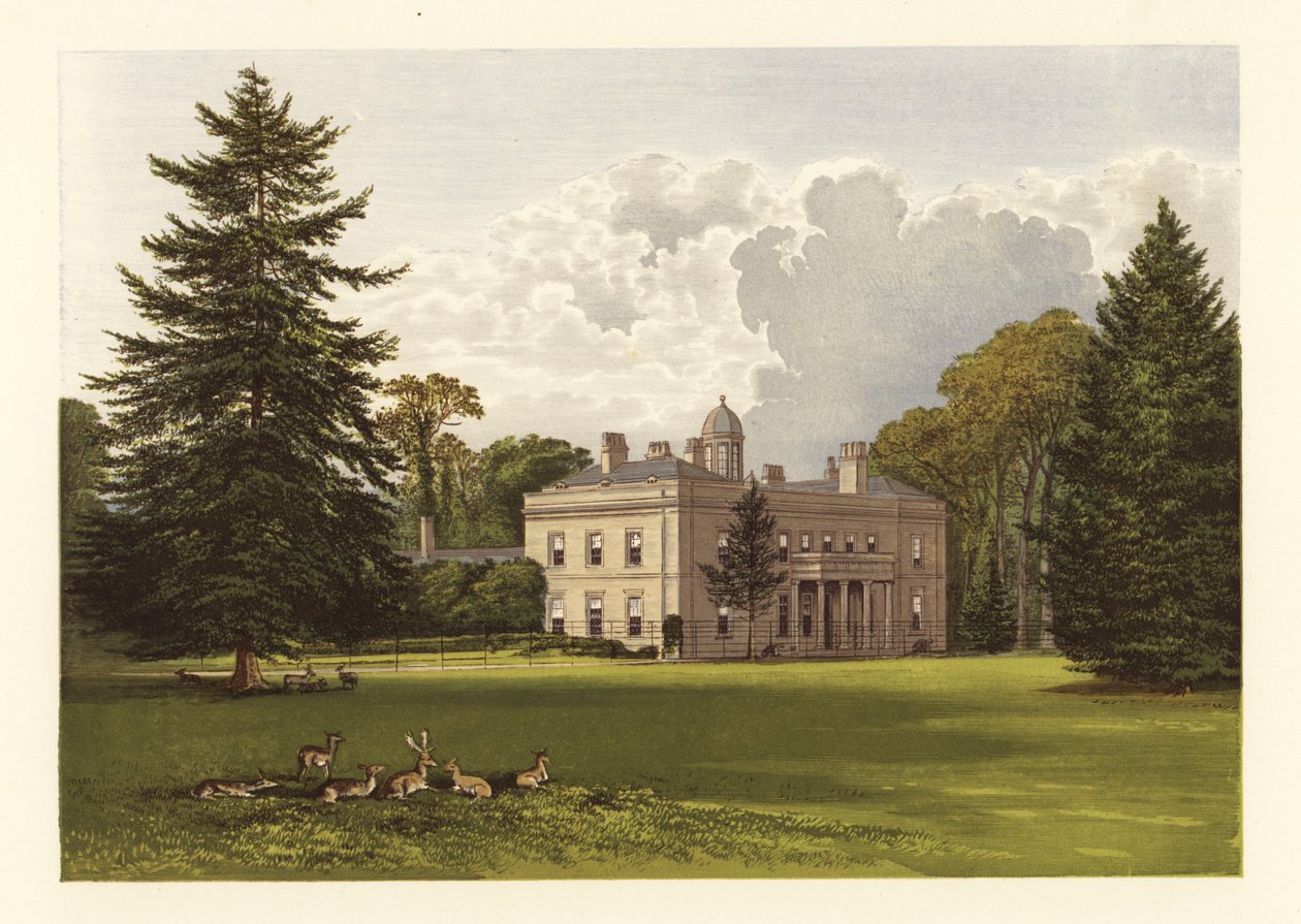 Brockley Hall, Somersetshire, Inglaterra. de Alexander Francis (after) Lydon