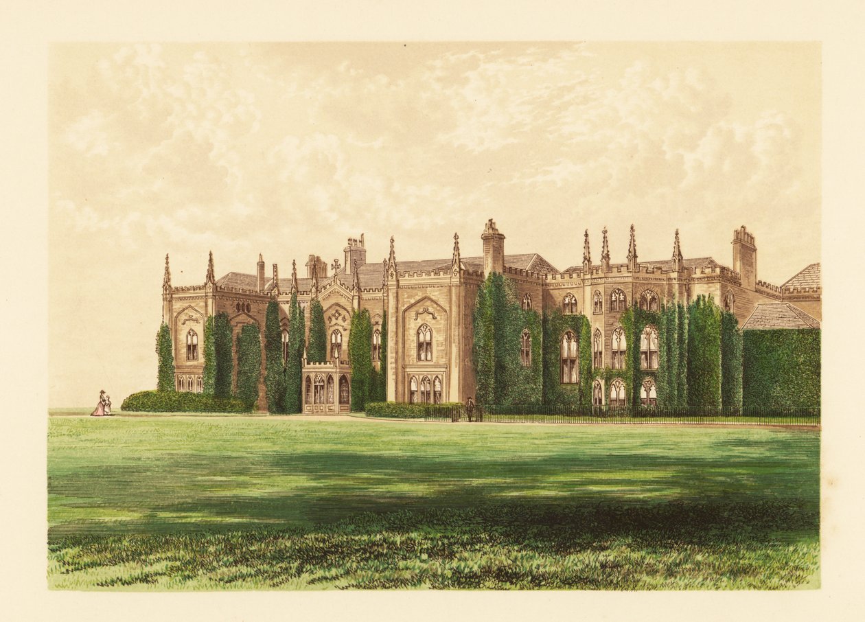 Abadía de Combermere, Shropshire, Inglaterra. de Alexander Francis (after) Lydon