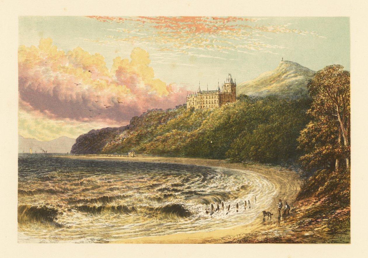 Castillo de Dunrobin, Sutherlandshire, Escocia. de Alexander Francis (after) Lydon