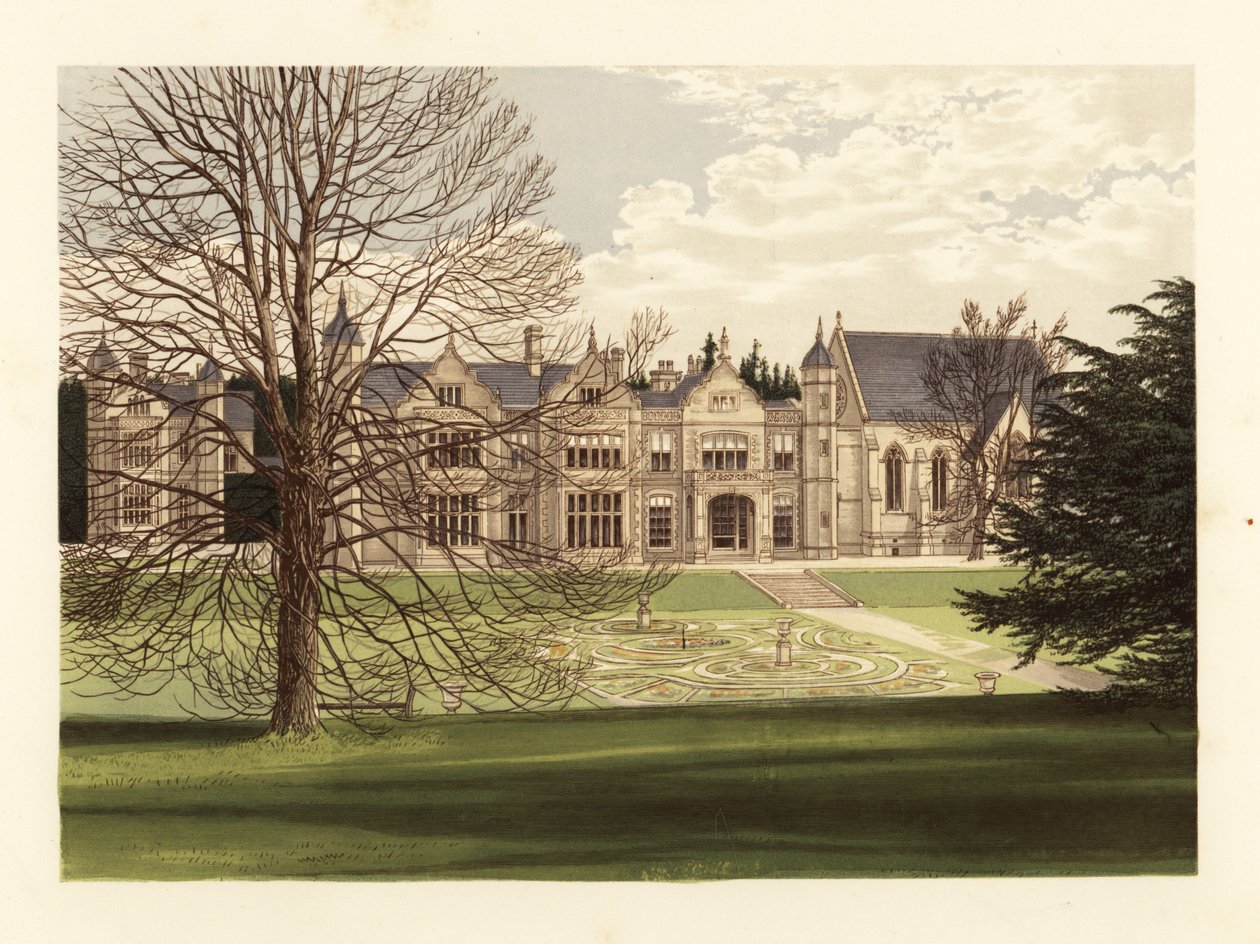 Casa de Exton, Rutlandshire, Inglaterra. de Alexander Francis (after) Lydon