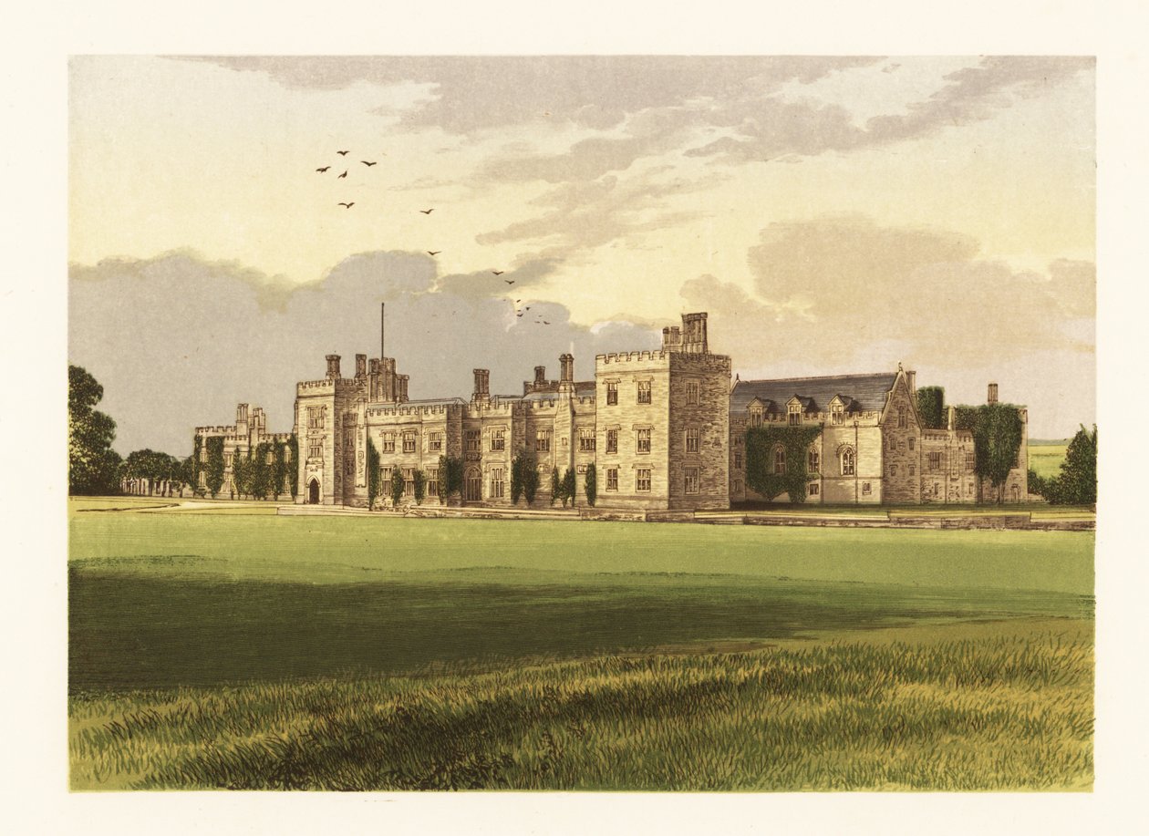 Castillo de Penshurst, Kent, Inglaterra. de Alexander Francis (after) Lydon