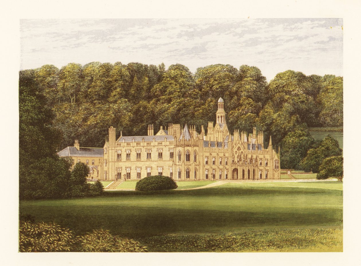 Abadía de Shelton, Condado de Wicklow, Irlanda. de Alexander Francis (after) Lydon