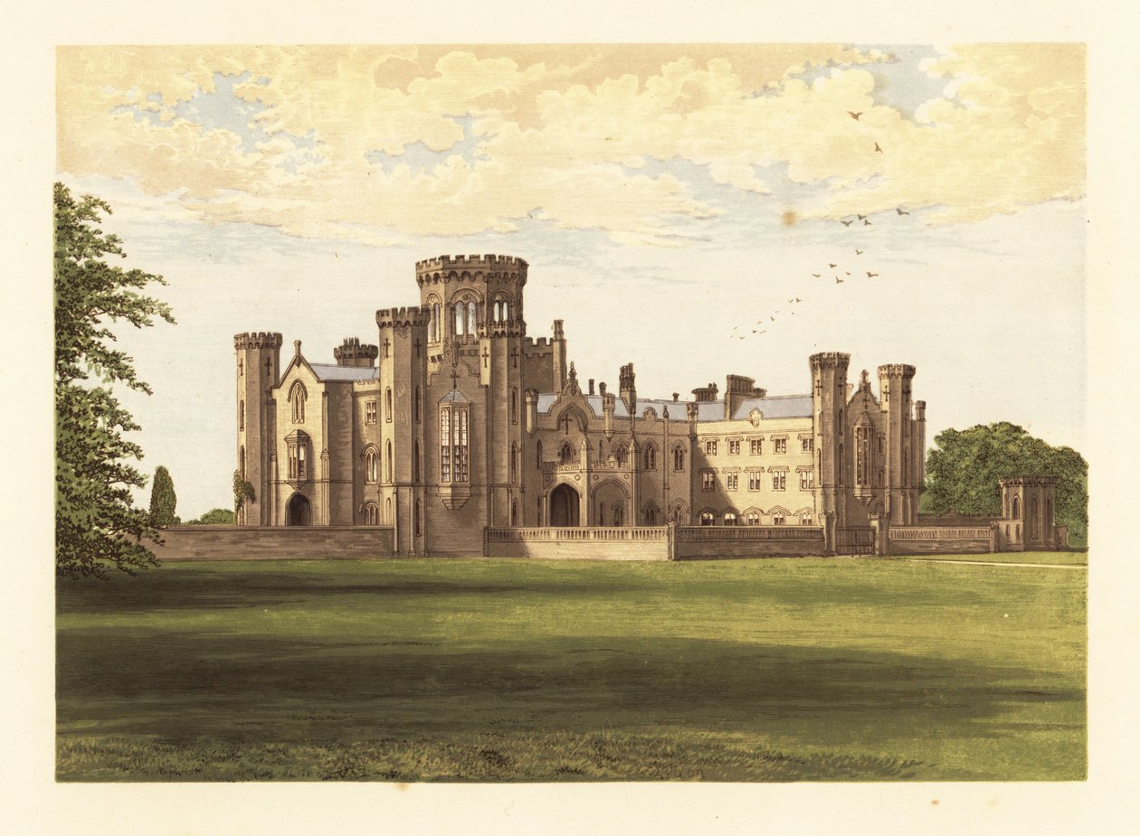 Castillo de Studley, Warwickshire, Inglaterra. de Alexander Francis (after) Lydon