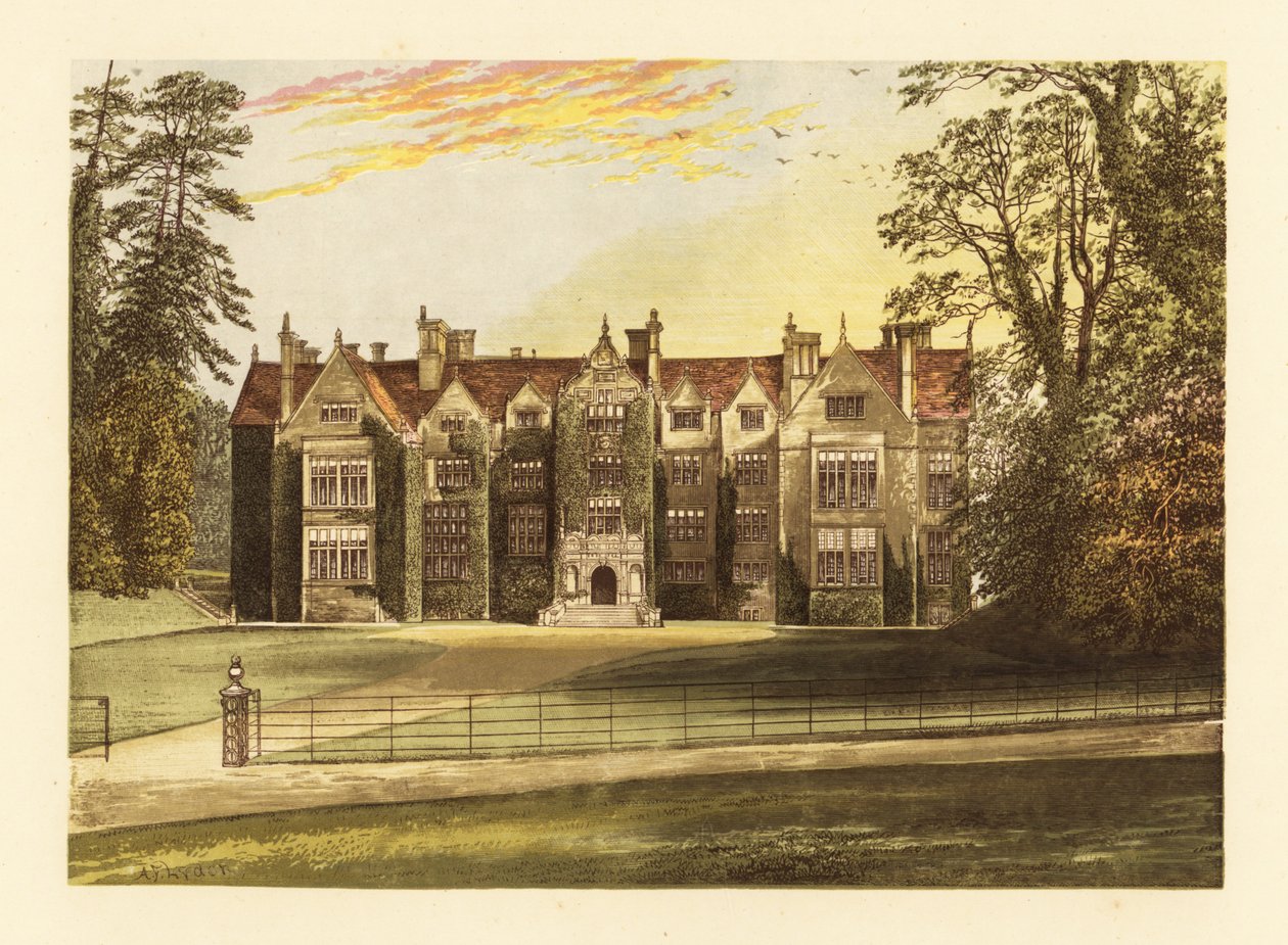 Abadía de Wroxton, Oxfordshire, Inglaterra. de Alexander Francis (after) Lydon