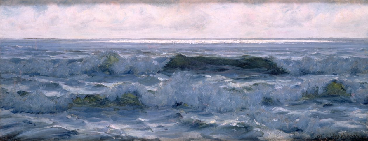Las olas, c.1884 de Alexander Harrison
