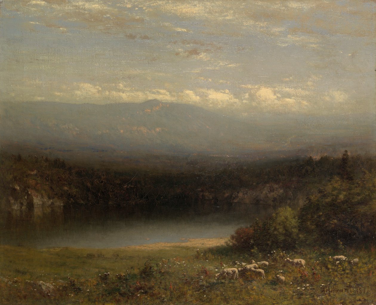 lago de montaña de Alexander Helwig Wyant