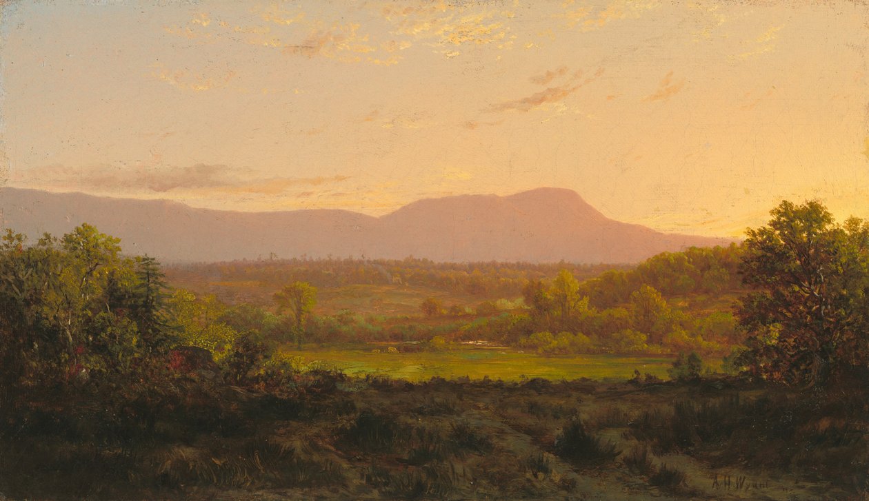 Valle Pacífico, c. 1872 de Alexander Helwig Wyant