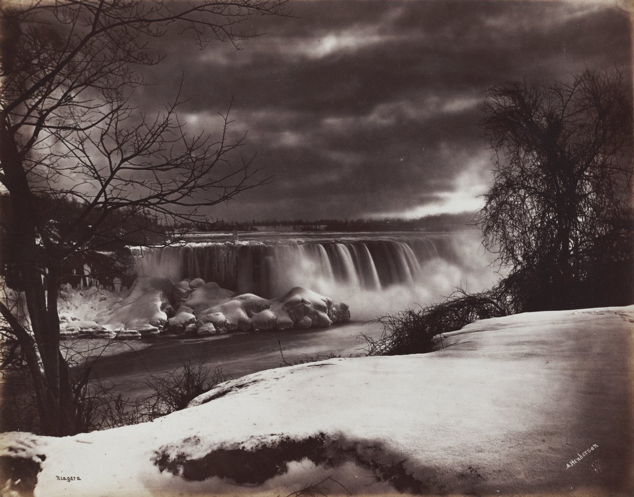 Falls of Niagara de Alexander Henderson (Canadian