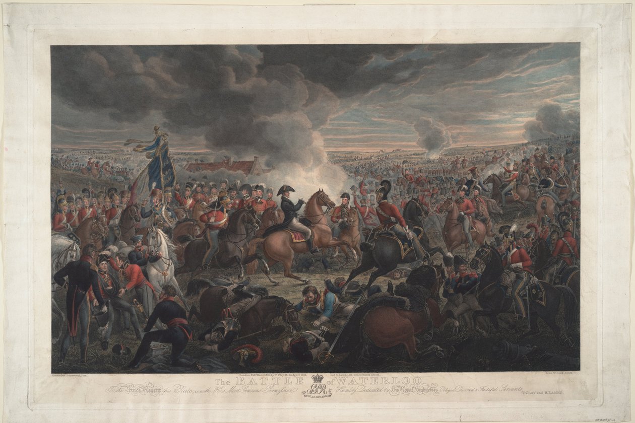 La batalla de Waterloo de Alexander Ivanovich Sauerweid