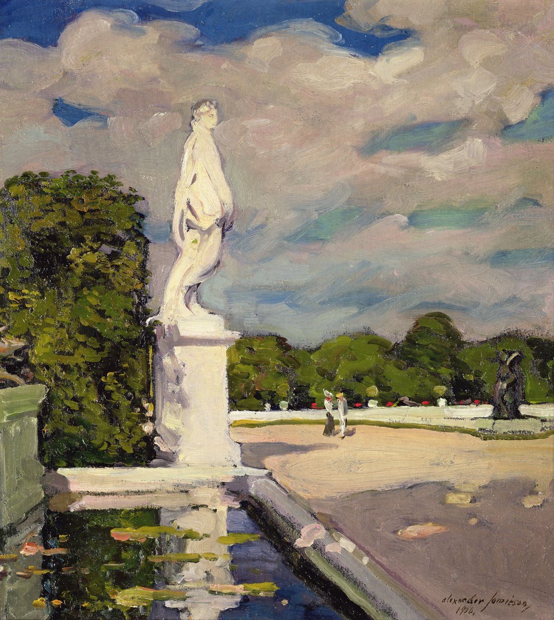 En la terraza, Versalles de Alexander Jamieson