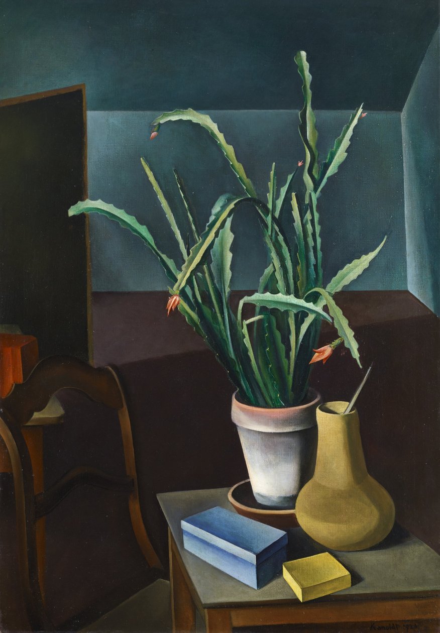 Bodegón de cactus de Alexander Kanoldt