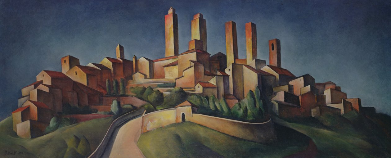San Gimignano de Alexander Kanoldt