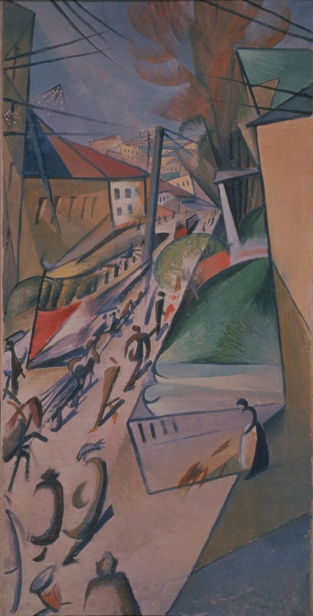 Tranvía, 1914 de Alexander Bogomazov