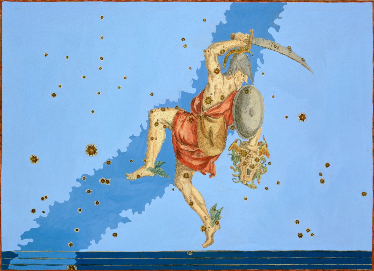 Constelación de Perseo, 1603 de Alexander Mair