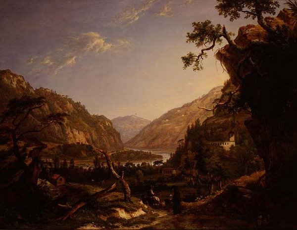 Paisaje de Río Rocoso en el Tirol de Alexander Nasmyth