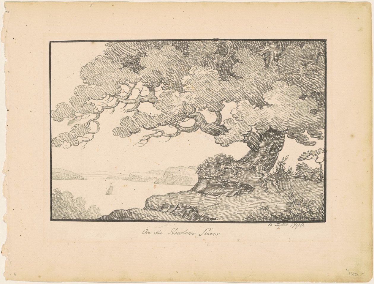 En el río Hudson de Alexander Robertson