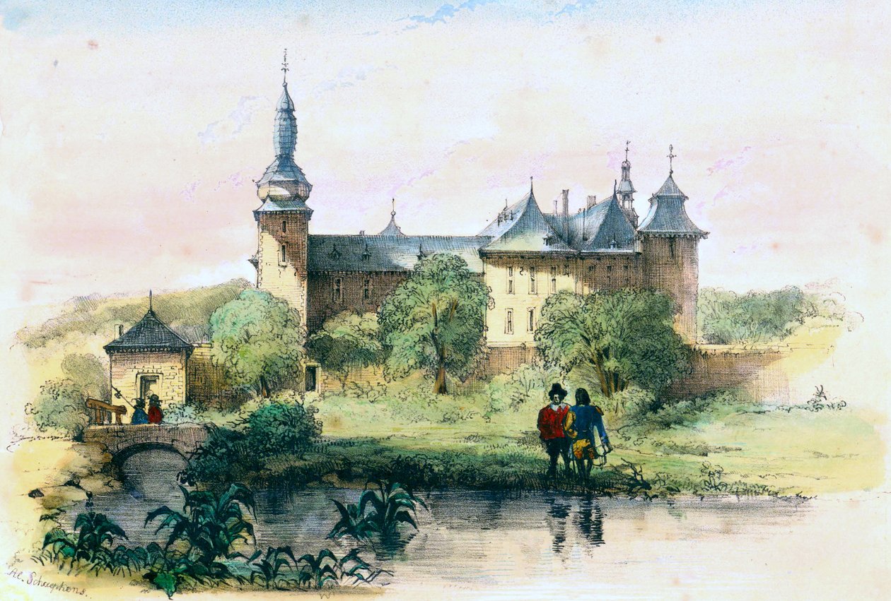 Castillo Geulle (Alexander Schaepkens, c. 1840) de Alexander Schaepkens