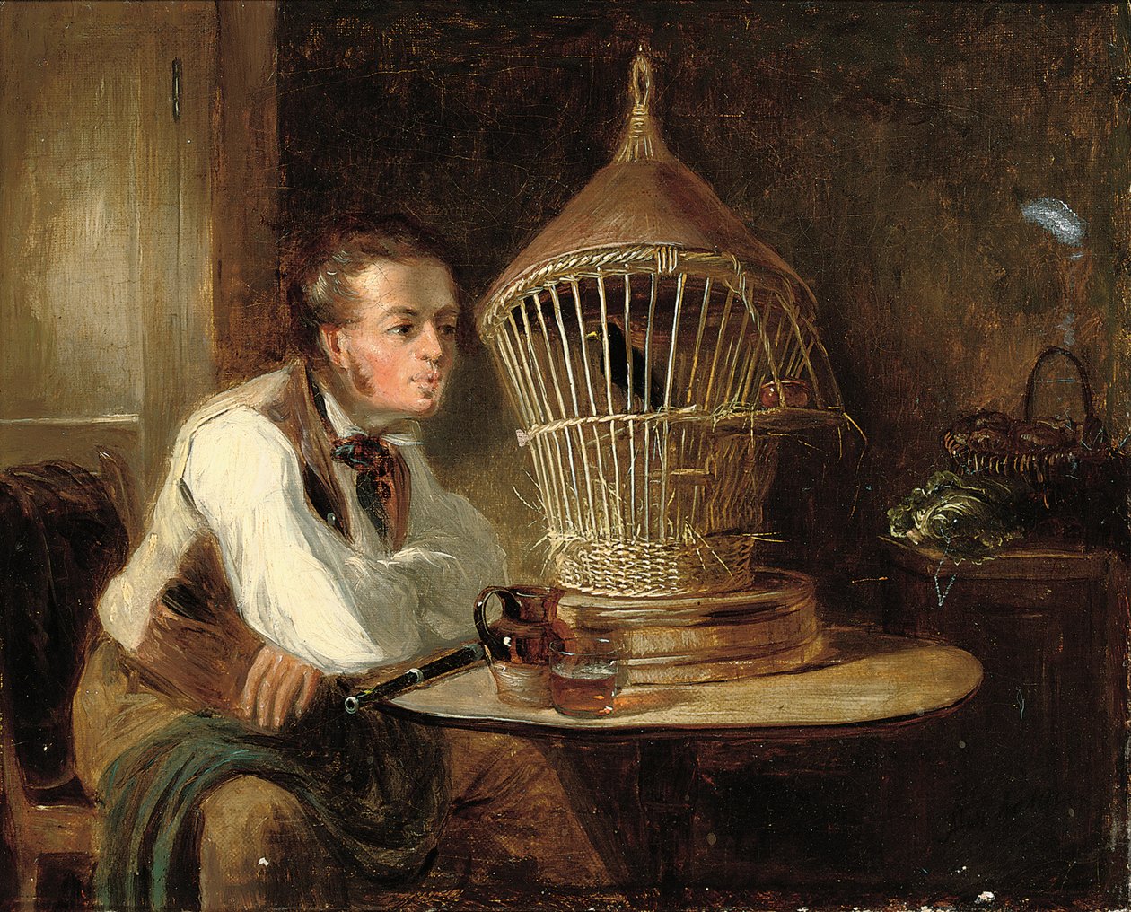 Silbando una melodía feliz de Alexander Snr Fraser