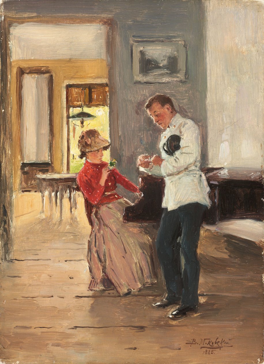 La declaración, 1885 de Alexander Vladimirovich Makovsky